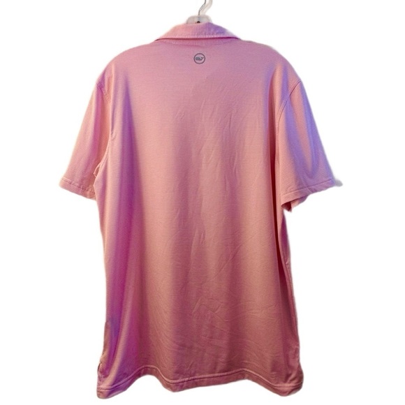Men's Vineyard Vines Pink Polo Shirt - Size M - NWOT - Picture 2 of 5